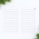 New Year. Notepad list A6, 16 L "Magic in your heart"