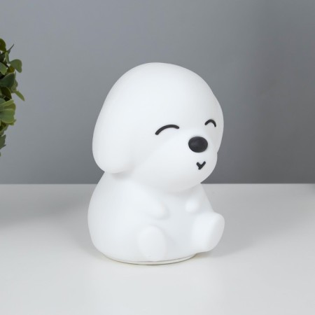Night-mock "dog" LED from USB white 12x10x14 cm Risalux-11