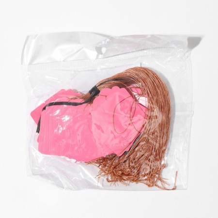 Price tag set 100 pcs., 3.2 × 2.5 cm, pink color-2