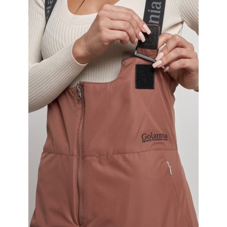 Semicunners of women's winter, size 46, brown color-9