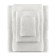 Arya Home Miranda Soft, size 30x50 cm, Ecru