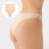 Set of female panties of Brazilian (3pcs), fried almonds, size 48 (l)