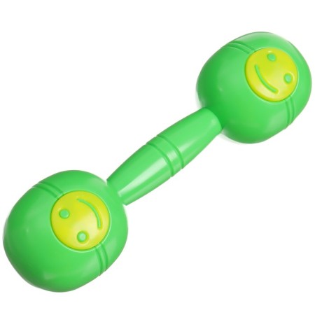 The rattle "Joy", the color is blue/green, I-8