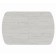 Jazz table, 700x1100/1500chn770, oak craft white/chrome