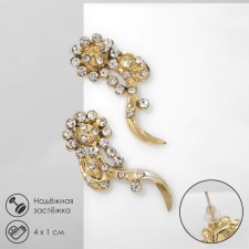 Earrings with rhinestones 