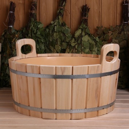 Gang made of linden, 20 l, plastic insert-2