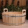 Gang made of linden, 20 l, plastic insert