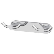 Two double hooks 23 cm, chrome, artwelle