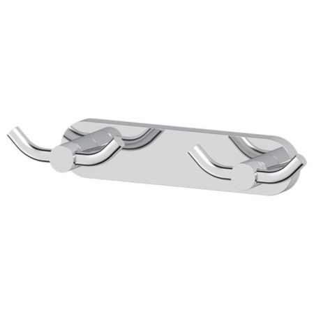 Two double hooks 23 cm, chrome, artwelle