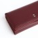 Women's wallet on a magnet, burgundy color