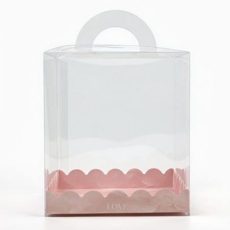 Confectionery box, chest, packaging, love, 16 x 16 x 18 cm-3