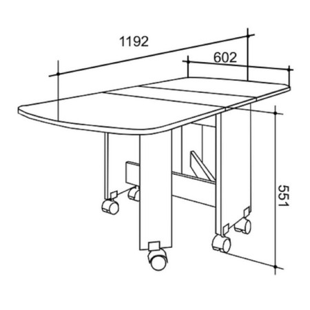 Journal table 282, 1192x602x551, Wenge-2