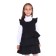 School sundress for girls, black color, height 146 cm