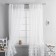 Set of curtains "Noah", size 2x145x270 cm, white color