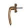 Window handle RHAPSODY, pin 43, bronze color