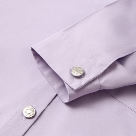 Children's shirt minku: jeans collection, lavender color, height 146 cm-2