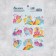 Paper stickers "Favorite Pony", with coloring on the back, 11 × 15.5 cm