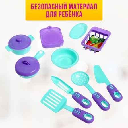 Set of dishes "Little Assistant", mix-6