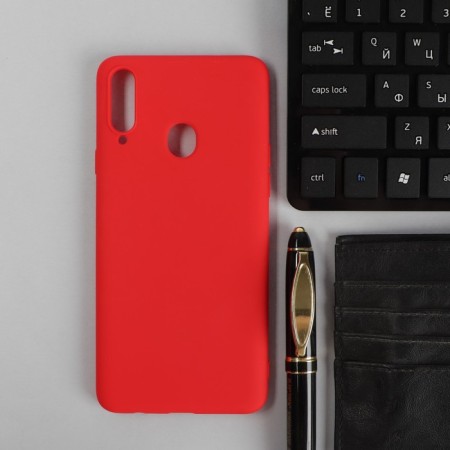Pero cover, for Samsung A22, silicone, red