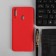 Pero cover, for Samsung A22, silicone, red