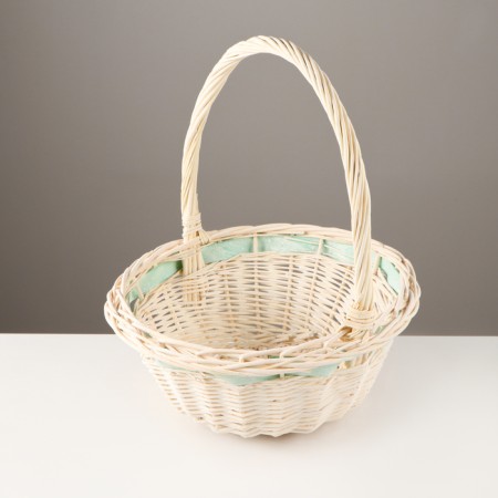 A set of baskets, 3 pcs, 33 × 14/36 cm, 28 × 12/31 cm, 24 × 11/27 cm, willow-2