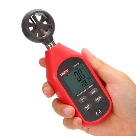 Anemometer Uni-T UT363 106887, 0-45 m/s, -10-50 ° C-1