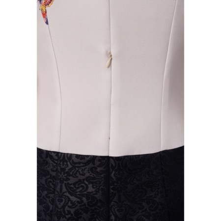 Women's dress, size 46, white color-1