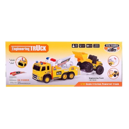 The inertial "tow truck" with a tractor, light effects-4