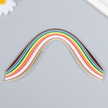 Quilling set (PVA glue, quilling tool, 240 strips 0.5 cm) mix-1