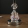 Table lamp "Rumba" 1x40W E27 chrome 28x28x45 cm Risalux