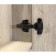 Mirror Comfort Comforty Bonn 75 for the bathroom, color graphite/oak smoky