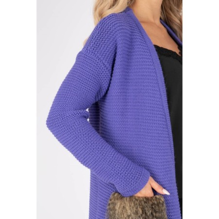 Cardigan female, size 42, purple color-5