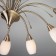 Ceiling Lamp EUROSVET GINEVRA 22080/9, E14, 9x40W, 700x700x370 mm, bronze color