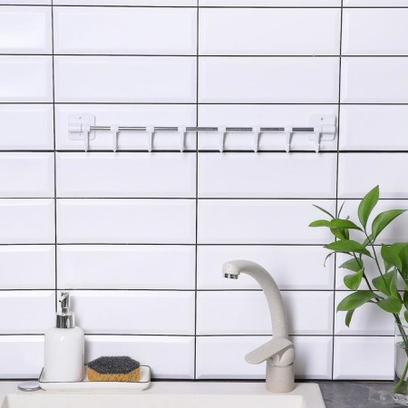 Towel holder, 8 hooks, 45 cm-5
