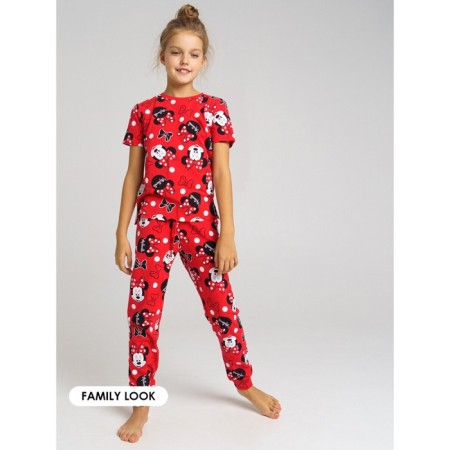 Пижама family look детская, рост 152 см