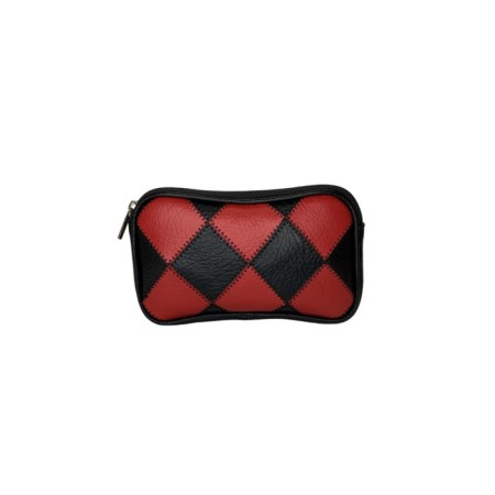 17016 Cosmetic bag, lightning department, black and red color 19x11x4cm-1