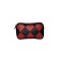 17016 Cosmetic bag, lightning department, black and red color 19x11x4cm