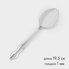 Ложка столовая «Новинка-1», h=19,5 см, толщина 1 мм