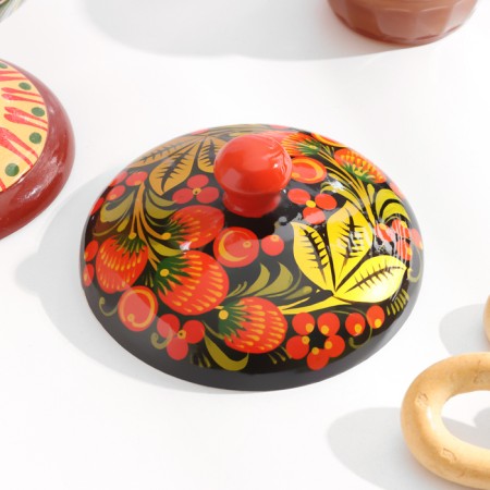 Vase "Jam", 15x11 cm, Khokhloma-5
