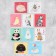 Stickers Set "Beast", 6 x 7 cm, 10 pcs