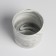 Ceramic pot with embossing, Kotik Kashpo, 8 x 7.5 cm