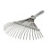 Robble fan, plate, 22 teeth, galvanized steel, tiles 30 mm, without cuttings