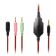 Headphones with a microphone SVEN AP-G886MV Black/Red 1.2m Monitor headulery