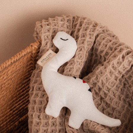 Soft toy "dinosaur" with stripes on the back, 17 cm-5