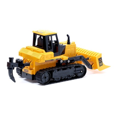 Bulldozer radio -controlled "construction", mobile bucket, works from batteries-2