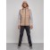 Warmed male vest, size 48, color light brown