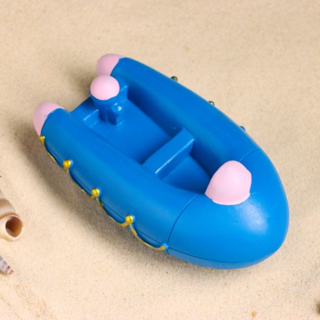 Souvenir ship "inflatable boat" 12*7cm-1