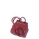 Bag-rugzak claim. Kozh, lightning, red color
