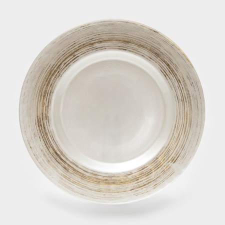 Glass of glass substitution "comet", d = 32.5 cm, color white gold