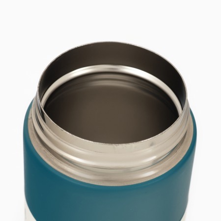 Thermal circle, 350 ml, mini, retains heat 8 hours, 6.5 x 16.5 cm, blue-4